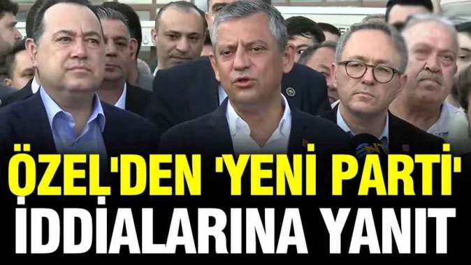 Özgür Özelden Yeni parti iddialarına yanıt