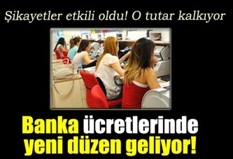 Para sayma ve kasaya bakma ücreti kalkıyor