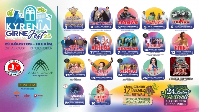Pasha Group Ana Sponsorluğunda Girne Fest 25 Başlıyor