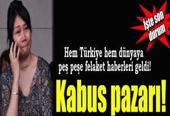 Pazar günü peş peşe kötü haberler geldi....