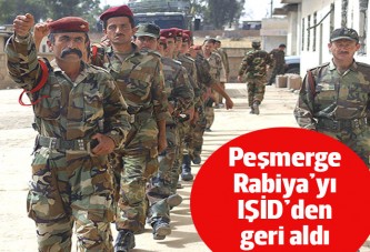Peşmerge Rabiya'yı IŞİD'den geri aldı