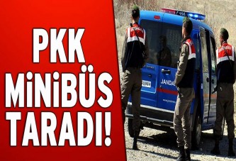PKK minibüsü taradı: 1 ölü, 2 yaralı