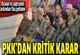 PKK, Türkiye'den çekiliyor