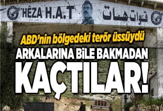 PKK/YPG'nin sözde özel kuvvetleri arkalarına bile bakmadan kaçtı.