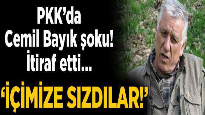 PKKda terörist Cemil Bayık şoku! Kavga başladı...