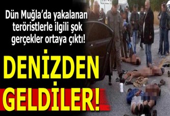 PKK'nın sözde 'özel kuvvet teröristler'i denizden geldi!