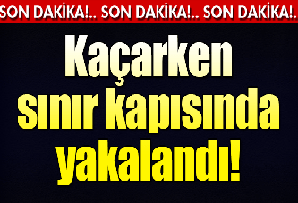 PKK'nın üst düzey sorumlusu, kaçarken yakalandı