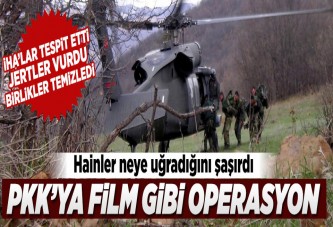 PKK'ya film gibi operasyon