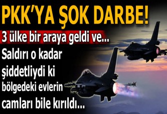 PKK'ya şok operasyon! 3 ülkenin iş birliği ile ilk kez vuruldu...