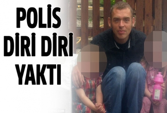 Polis diri diri yaktı