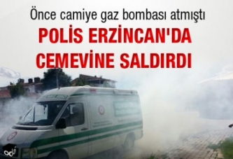 Polis Erzincan'da Cemevine saldırdı