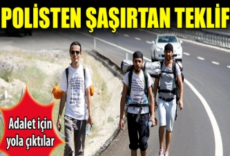 Polisten şaşırtan teklif!