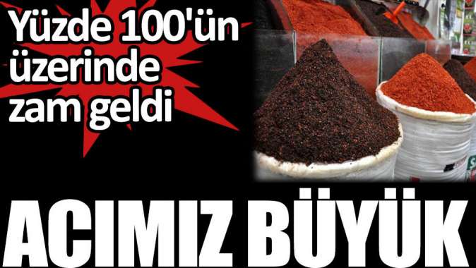 Pul bibere yüzde 100ün üzerinde zam geldi. Acımız büyük