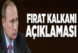 Putin'den 'Fırat Kalkanı' açıklaması..