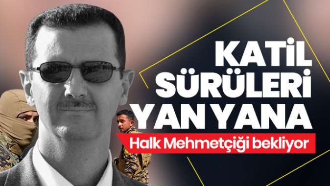 Rejim ve PKK yan yana! Halk Mehmetçiği bekliyor