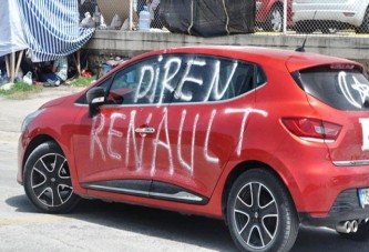 Renault'ta üretim durdu