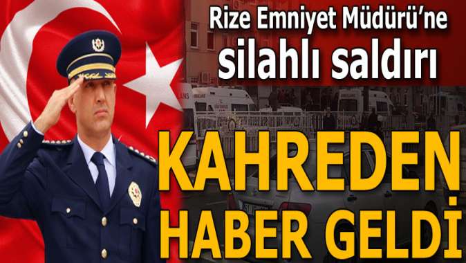 Rize Emniyet Müdürü Altuğ Verdi şehit oldu! İlk açıklama...