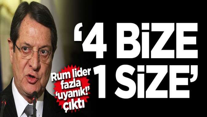 Rum lider fazla Uyanık! çıktı! 4 bize 1 size