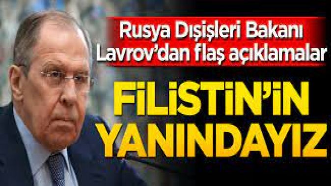 Rusya Dışişleri Bakanı Lavrov, BMGKdeki Filistin toplantısında konuştu