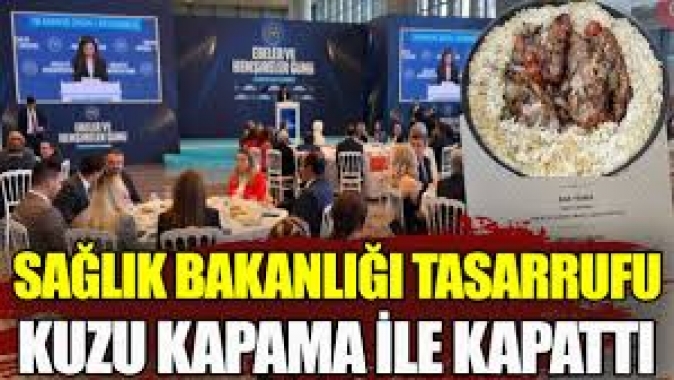 Sağlık Bakanlığı tasarrufu kuzu kapama ile kapattı