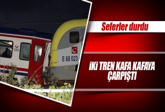 Sakarya'da iki tren çarpıştı: 3 yaralı