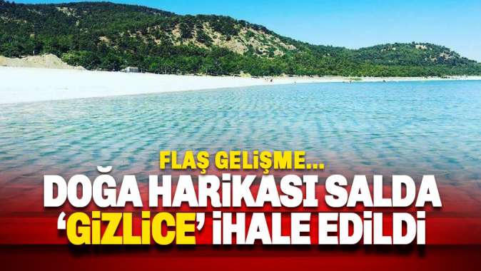 Salda Gölü gizlice ihale edildi: 7 firma teklif verdi