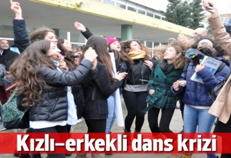 Samsun'da kızlı-erkekli dans krizi!