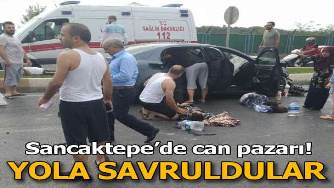 Sancaktepe'de feci kaza! Çok sayıda yaralı var