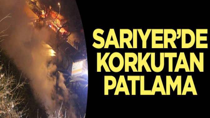 Sarıyer Midyeciler Çarşısında patlama