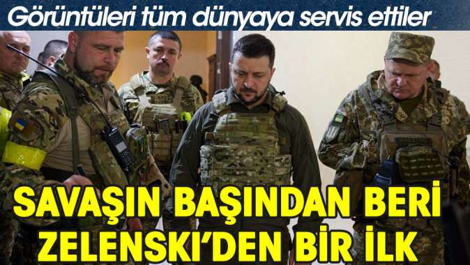 Savaşın başından beri Zelenski'den bir ilk