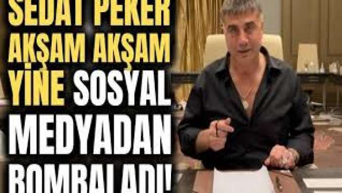 Sedat Peker Devletin parasını çalıp hakkını yediğin, tüyü bitmemiş yetimlerin destekleri benimle