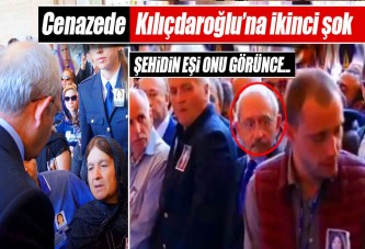 Şehidin eşi Kılıçdaroğlu'nun yanında durmadı!