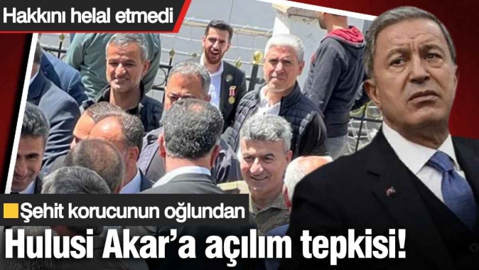 Şehit oğlu Akar'a tepki gösterdiği için alandan çıkarıldı. Bingöl'de gerginlik