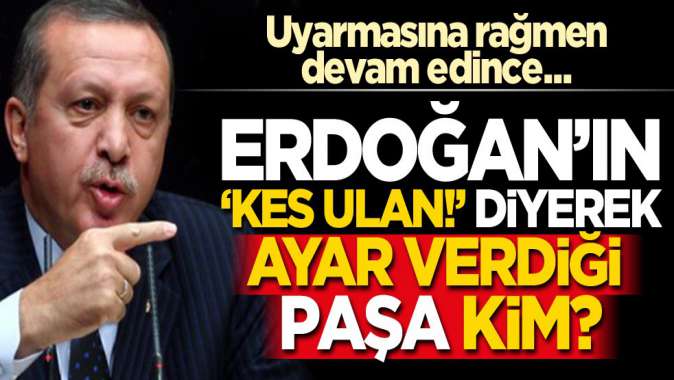 Selvi yazdı: Erdoğan, Şener Eruygura kes ulan diye bağırdı