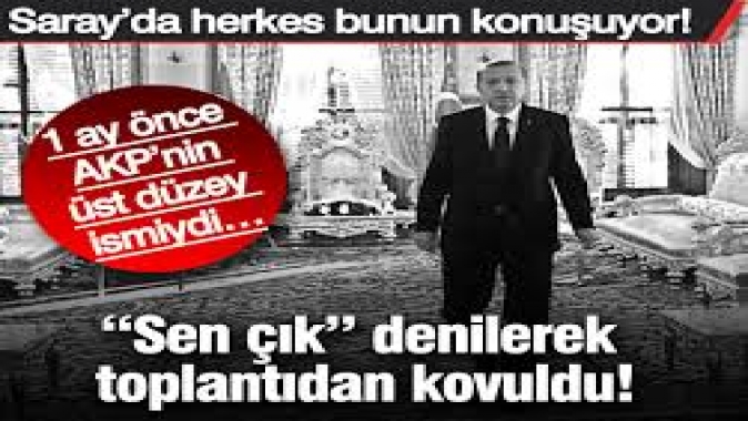 “Sen çık” denilerek toplantıdan kovuldu!