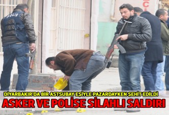 Silopi'de polise, Diyarbakır'da askere silahlı saldırı