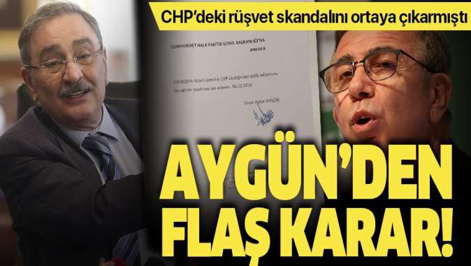 Sinan Aygün, partisinden istifa etti.