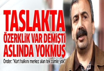Sırrı Süreyya Önder'den özerklik açıklaması