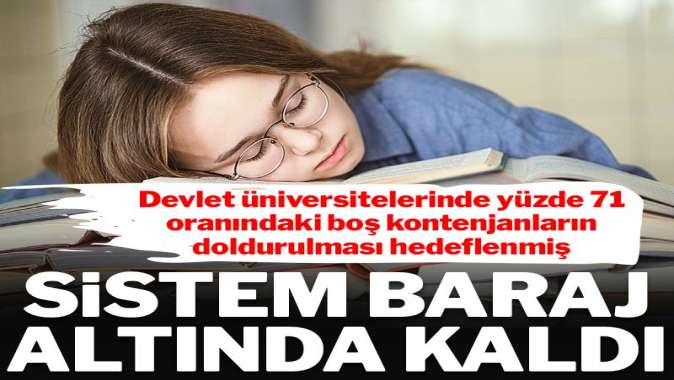 Sistem baraj altında kaldı