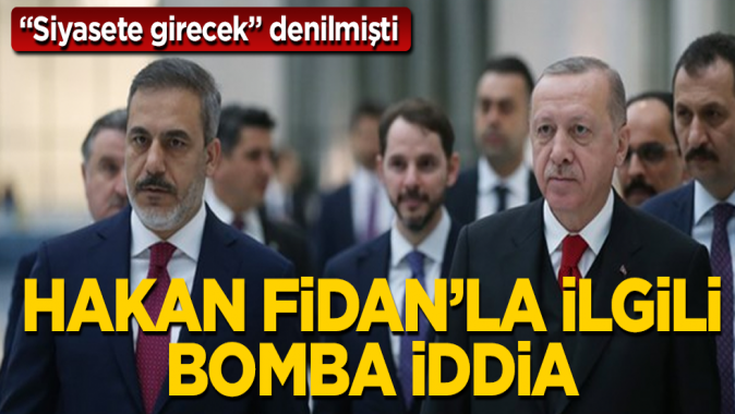 Siyasete girecek denilmişti! Hakan Fidanla ilgili bomba iddia