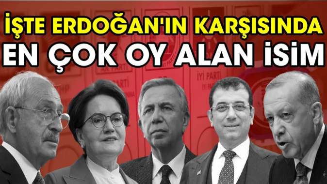 Son ankette Mansur Yavaş bombası. Erdoğanın karşısında en çok oy alan isim oldu