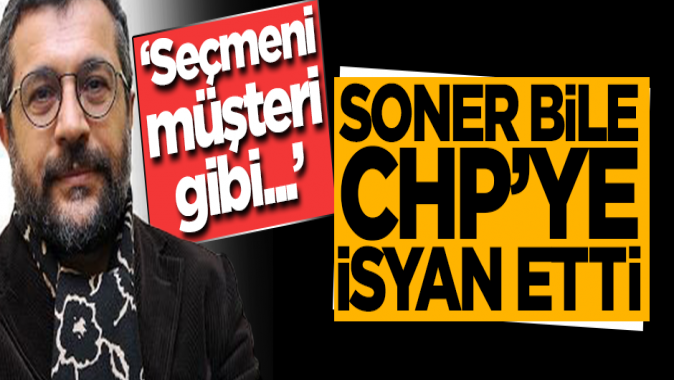 Soner Yalçın CHPye yüklendi