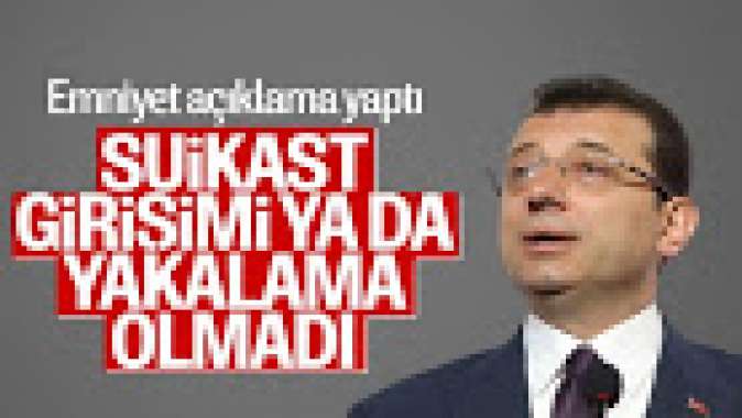 Soyludan İmamoğluna suikast hazırlığı iddiasıyla ilgili flaş açıklama