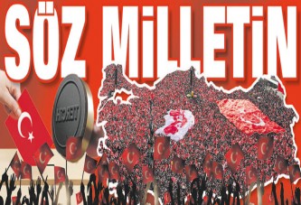 Söz milletin.