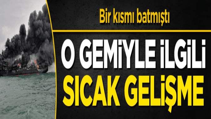 Sri Lankada bir kısmı batan kimyasal madde yüklü gemi ile ilgili sıcak gelişme