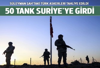 Süleyman Şah Türbesi ve Saygı Karakolu'na tahliye operasyonu