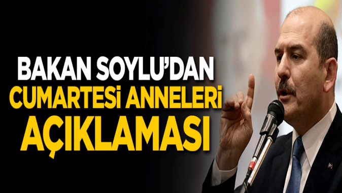 Süleyman Soylu: Yapılmak istenen çok açıktır