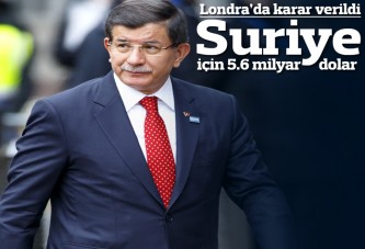 Suriye Donörler toplantısında yardım miktarı belli oldu