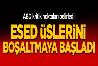 Suriye'de askeri üsler boşaltılmaya başlandı