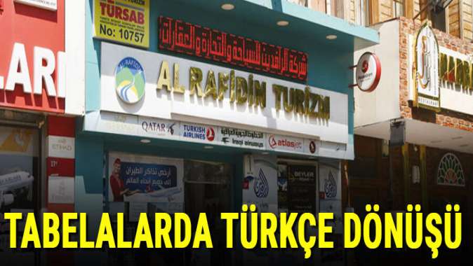 Tabelalarda Türkçe dönüşü